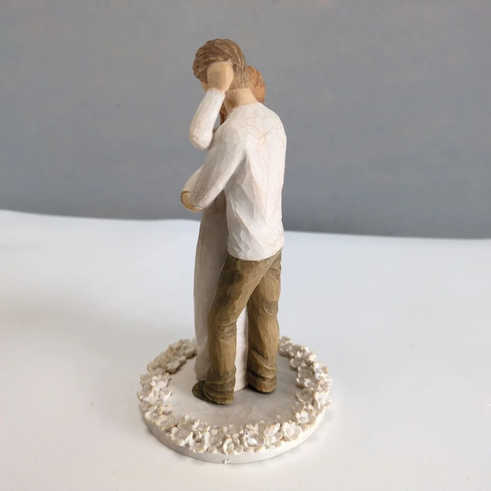 Willow Tree Together Cake Topper Susan Lordi Wedding Bride Groom Figurine Box